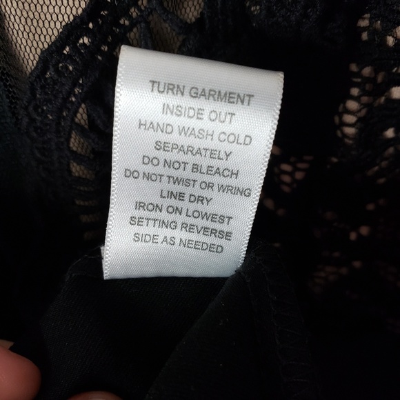 Trixxi Black Illusion Lace Sheath Dress 5 - Picture 7 of 8